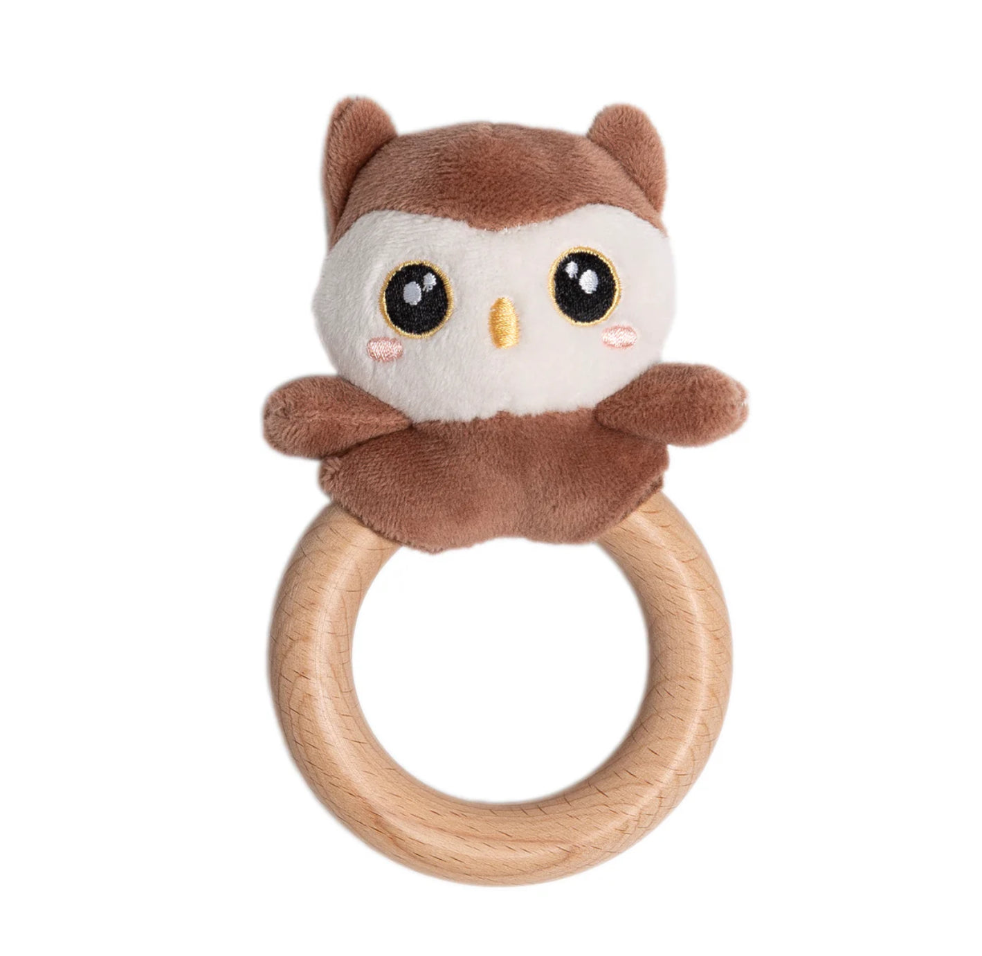 Owl Wooden Teether-Pearhead