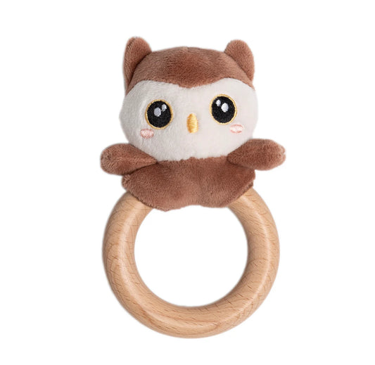 Owl Wooden Teether-Pearhead