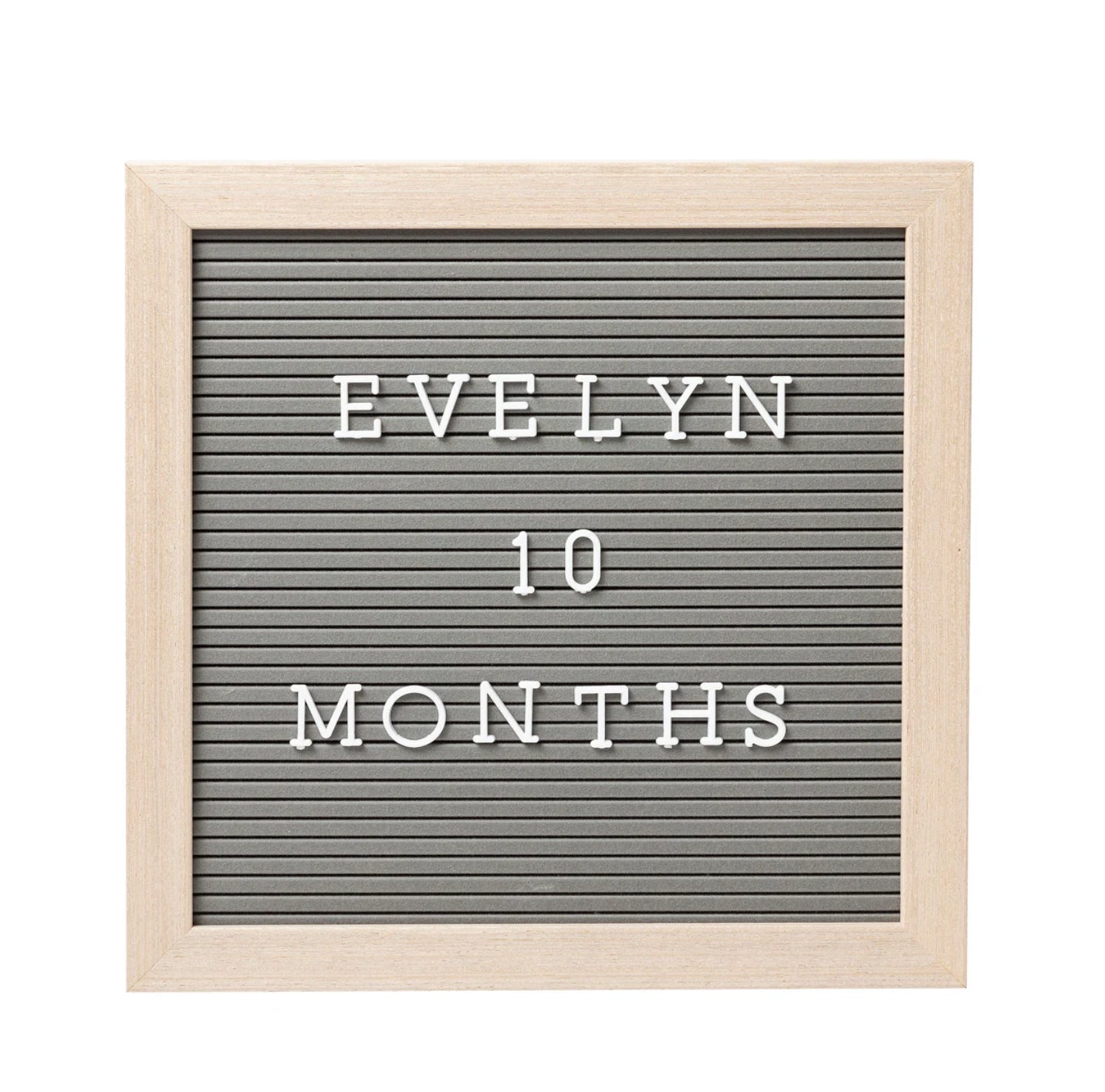 Announcement Sign Natural Letterboard Set-Pearhead