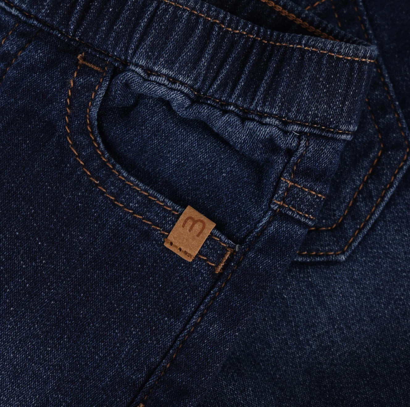 Baby Soft Denim Shorts-Minymo