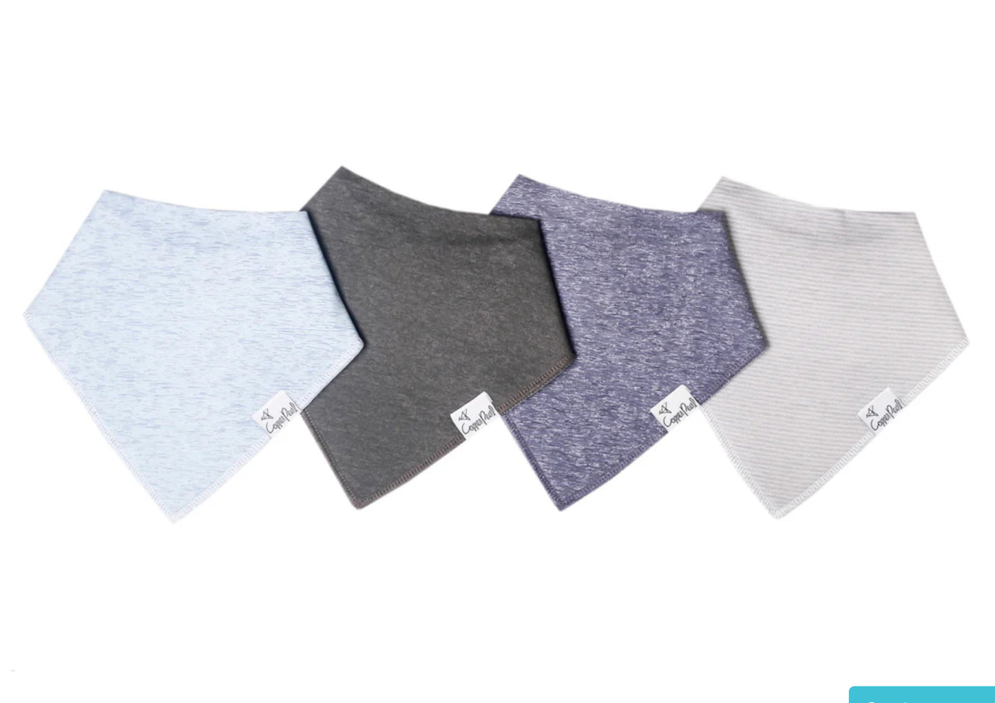 Lennon Bibs 4 Pack-Copper Pearl