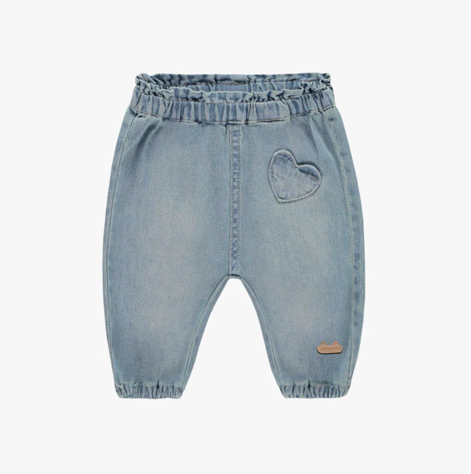 Denim Loose Fit Pants-Souris Mini