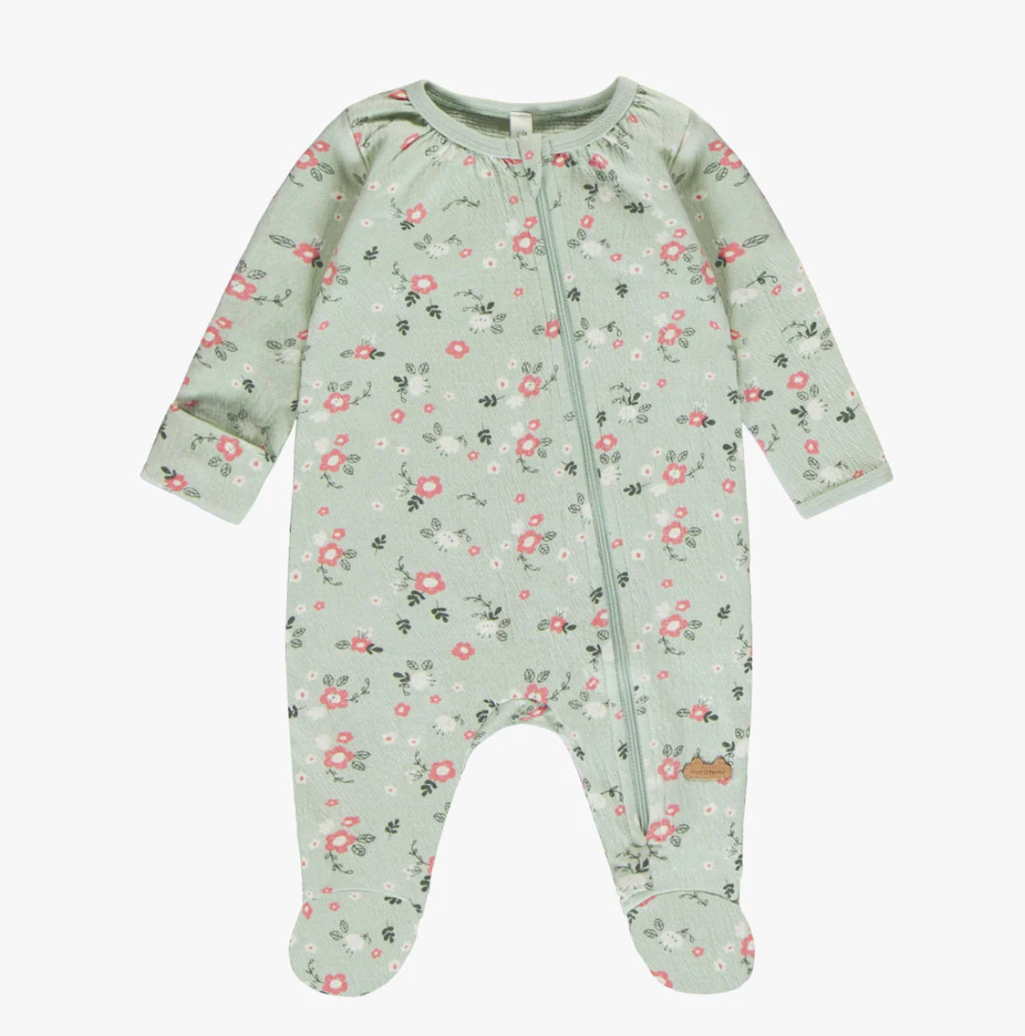 Light Green Spring Sleeper In Organic Jersey (2 Colour Options)-Souris Mini