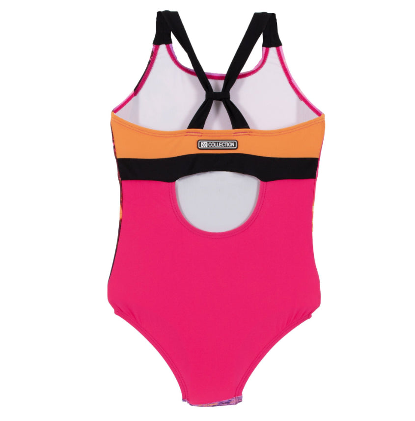 Fuchsia Sunset One-Piece Swimsuit-Nano