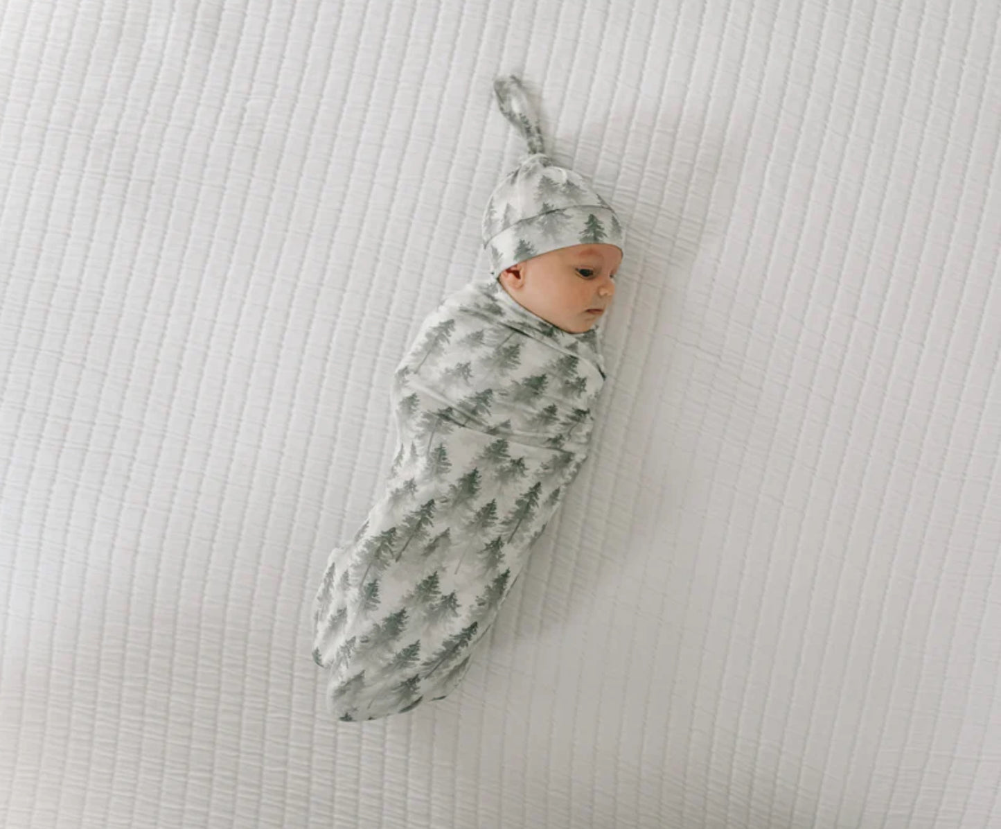 Evergreen Swaddle Blanket-Copper Pearl