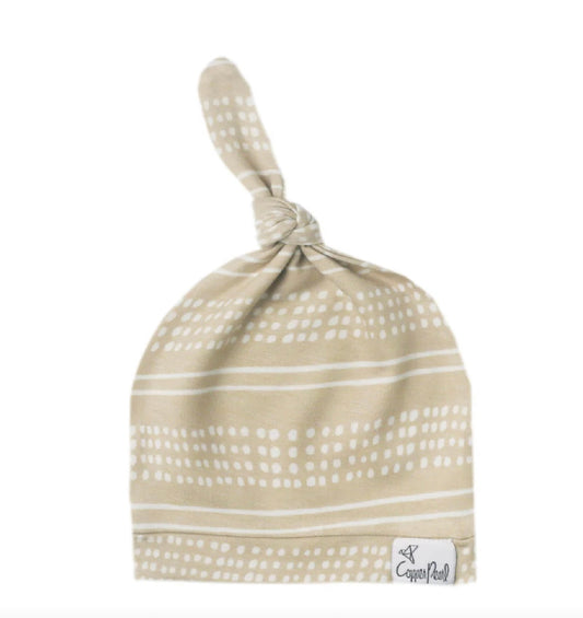 Clay Top Knot Hat-Copper Pearl