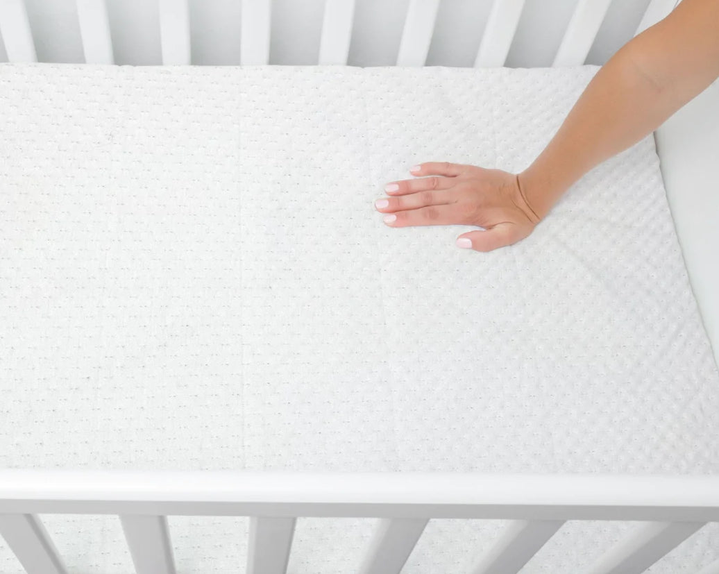 Light Waterproof Crib Mattress Cover-Kushies