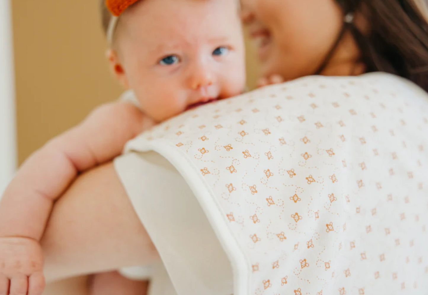 Eden Burp Cloths Pack Of 3-Copper Pearl