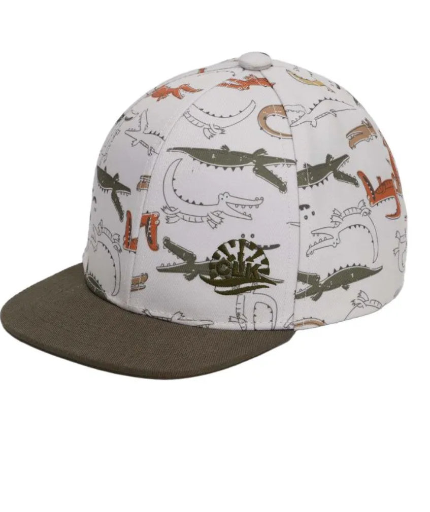 Army Green Dino Cap-Calikids