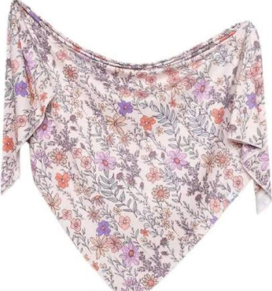 Flora Swaddle Blanket-Copper Pearl