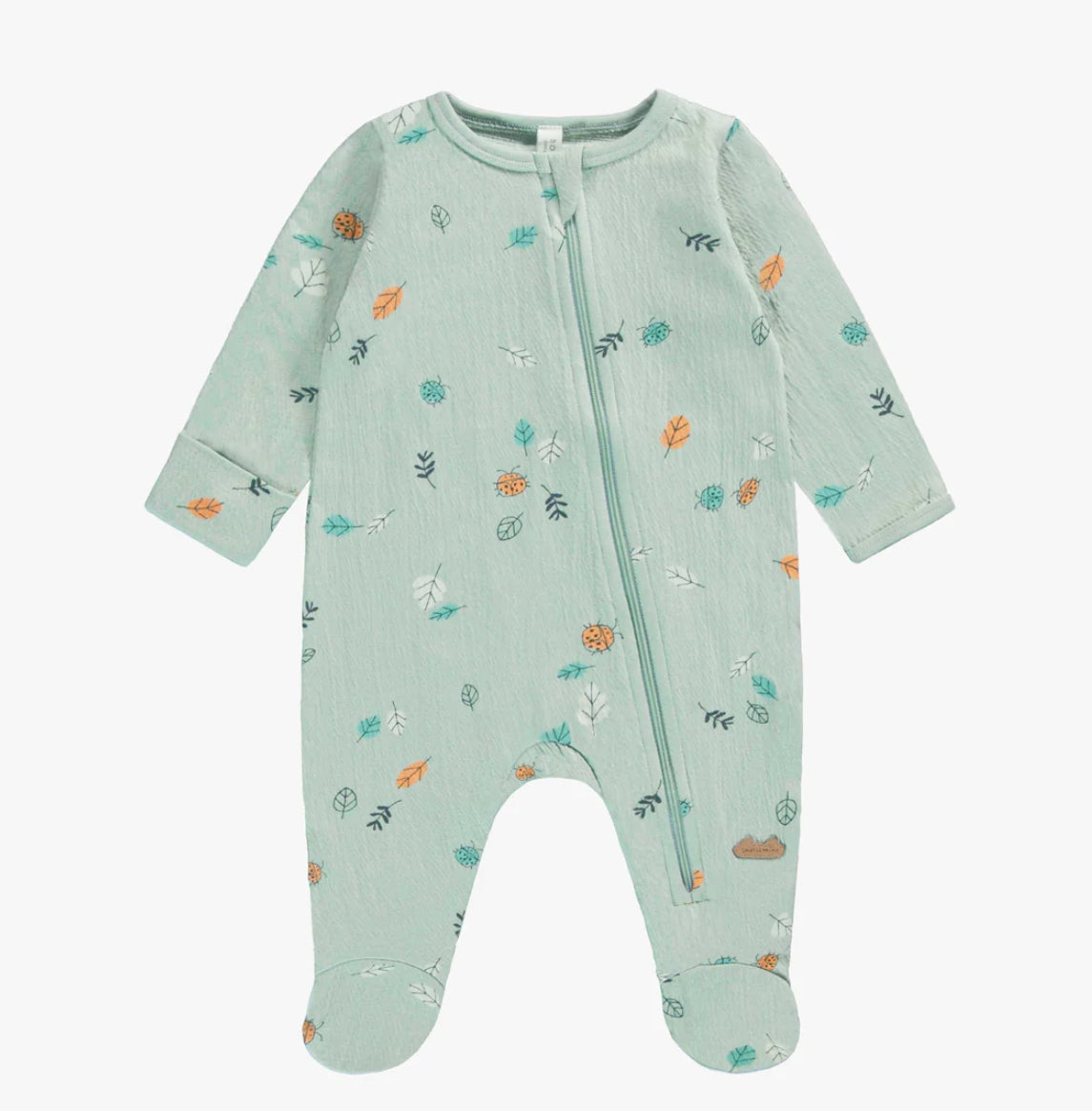 Light Green Spring Sleeper In Organic Jersey (2 Colour Options)-Souris Mini