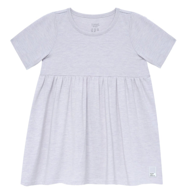 Violet Blooms Bamboo Jersey Dress-Nest Design