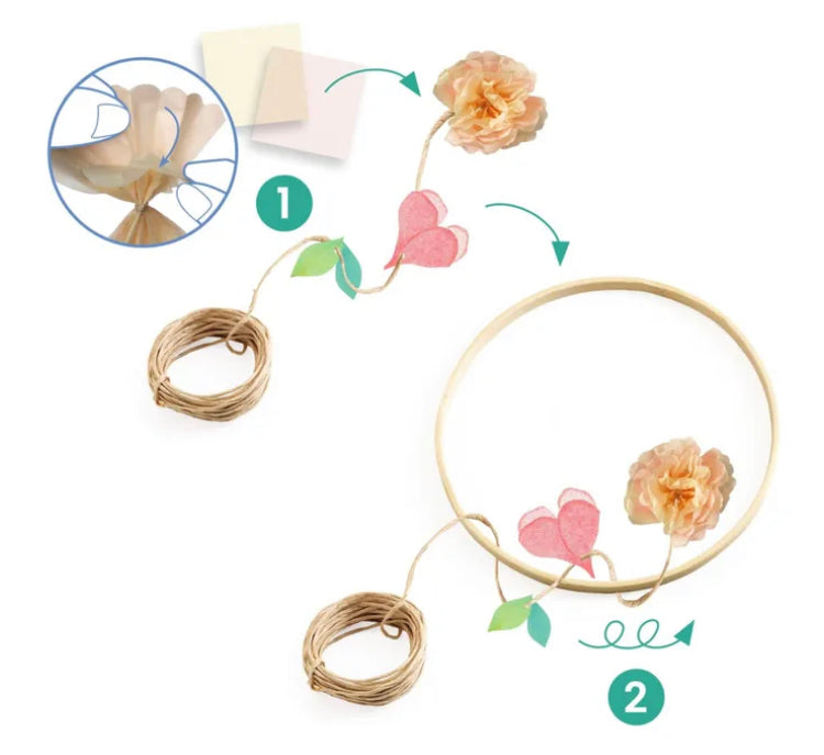 DIY Dalia Wreath Djeco