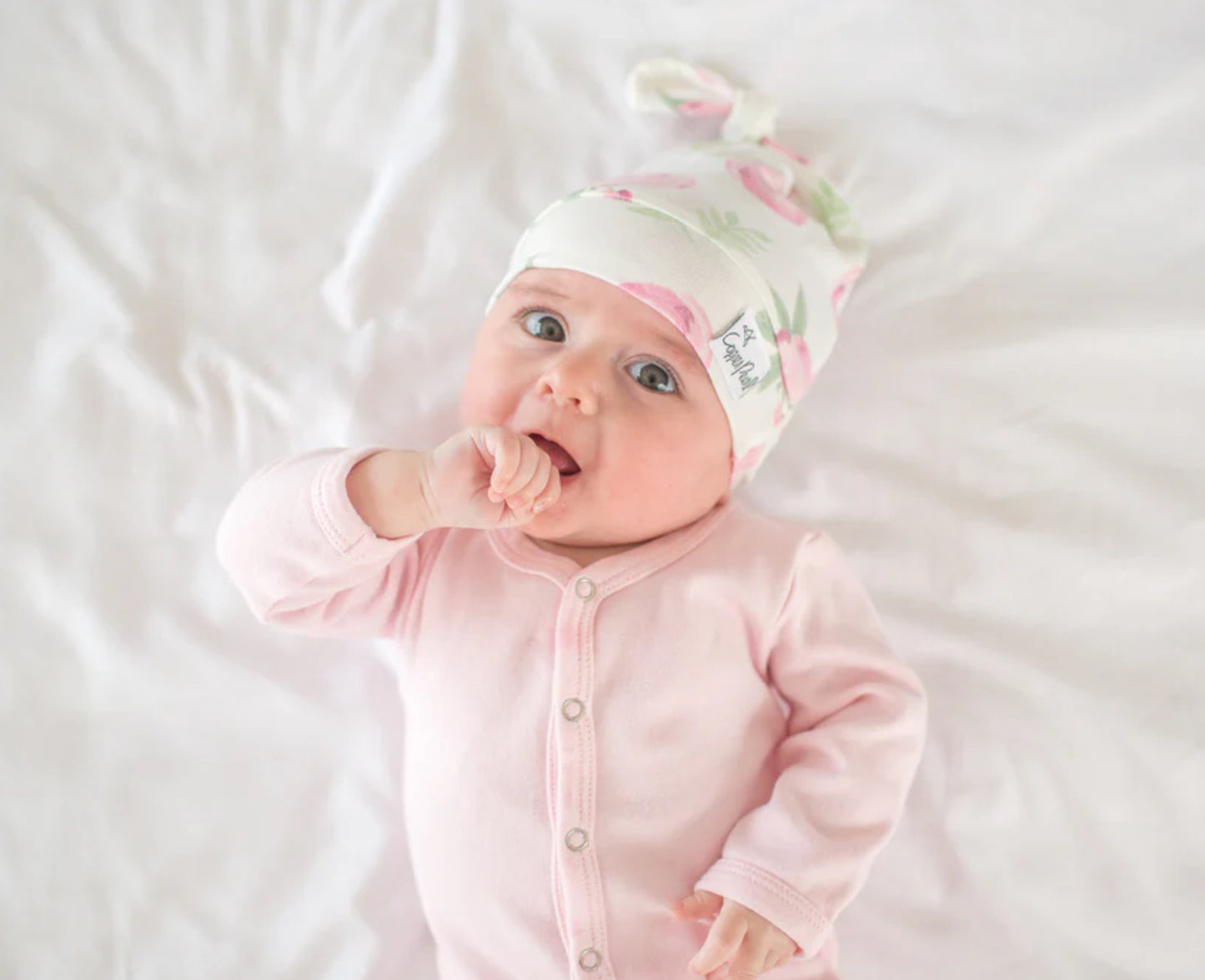 Grace Top Knot Hat-Copper Pearl