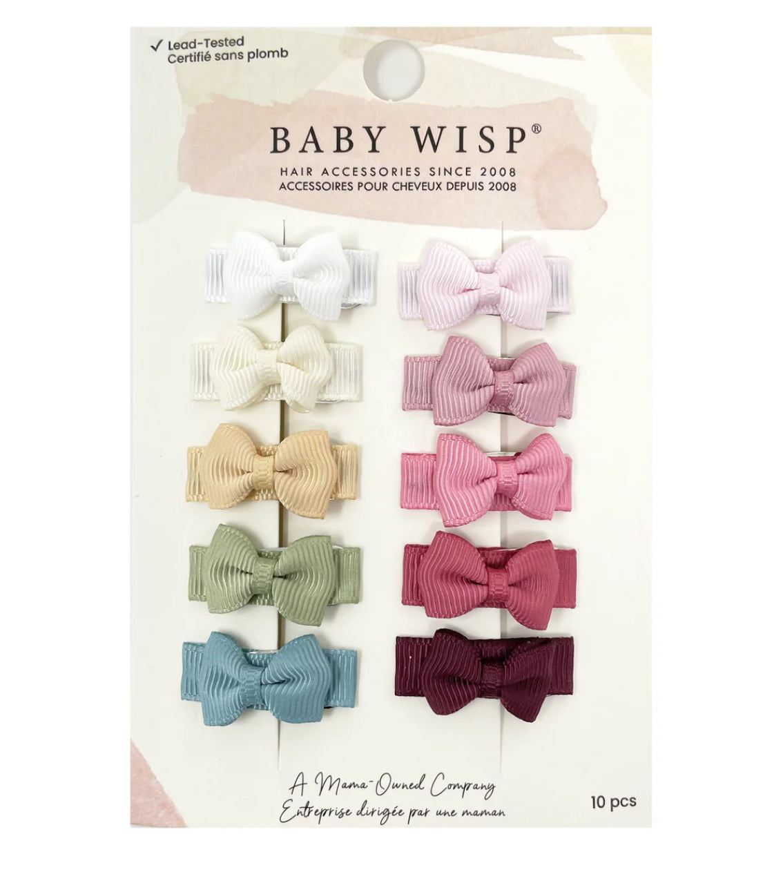 Tux 10 Pack Snap Clips-Baby Wisp