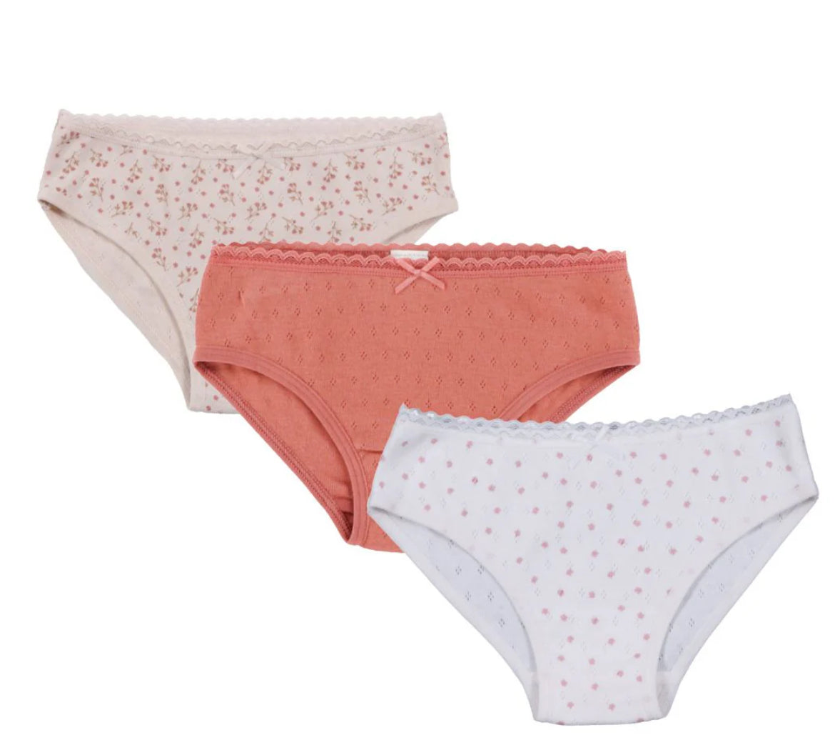Girls Ivory Panties 3-Pack-Nano