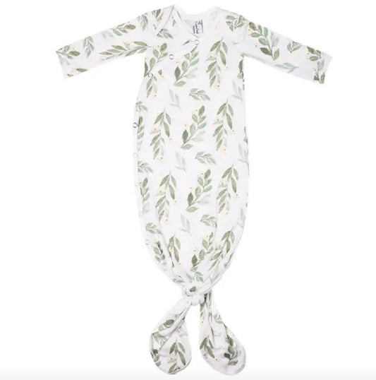 Fern Knotted Gown 0-4 Months-Copper Pearl