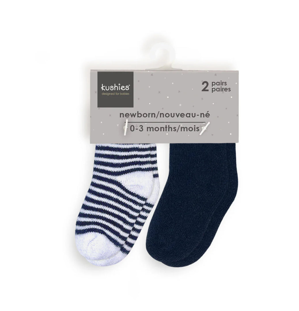 Infant Terry Socks 2 Pack-Kushies
