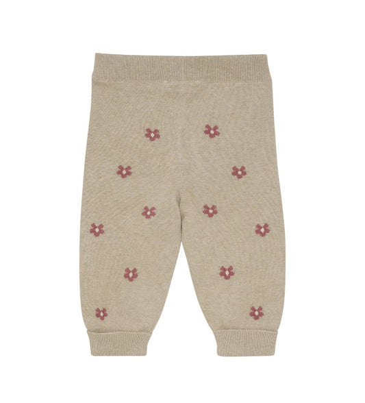 Cream Daisy Sweater Pants -MinyMo-