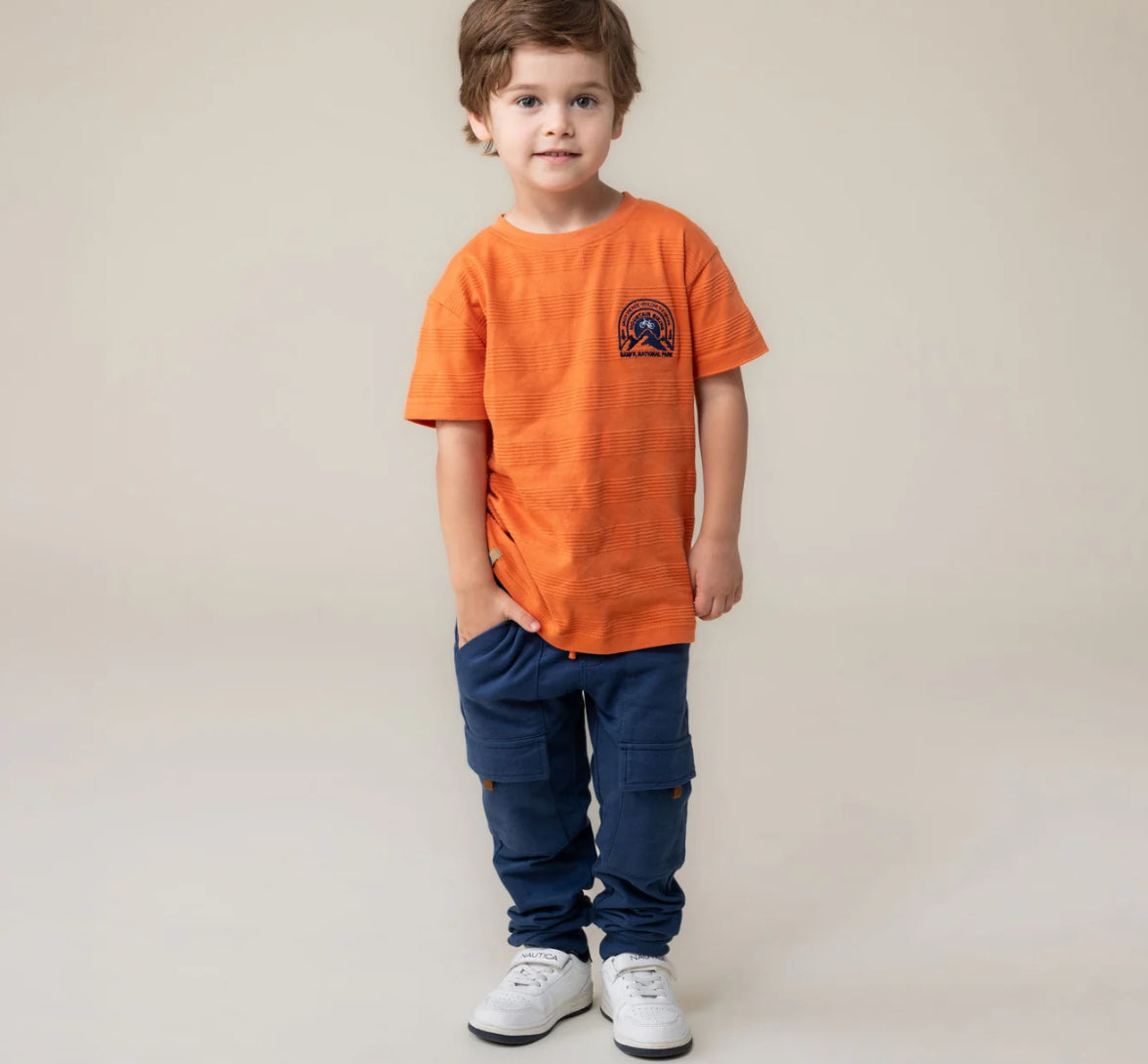 Boys Navy Jogging Pants-Nano