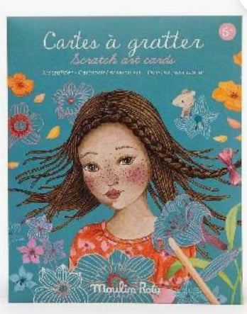 Kratzbilder Scratch Card. Moulin Roty