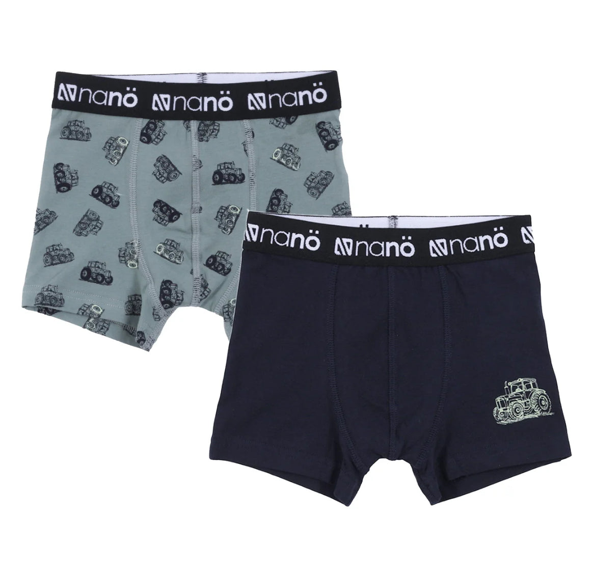 Tractor Boys 2 Pack Navy Boxers-Nano