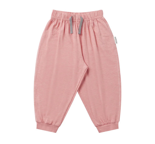 Pink Sunset Bamboo Jersey Harem Pants-Nest Designs