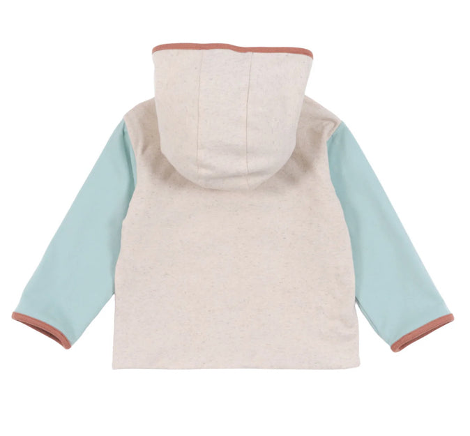 Beige Reversible Hooded Jacket-Nano