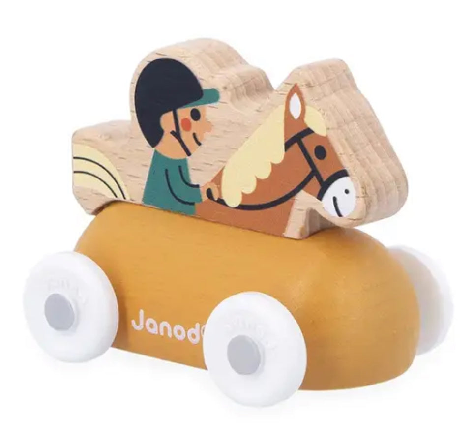 Janod Wooden vehicles -3 Styles