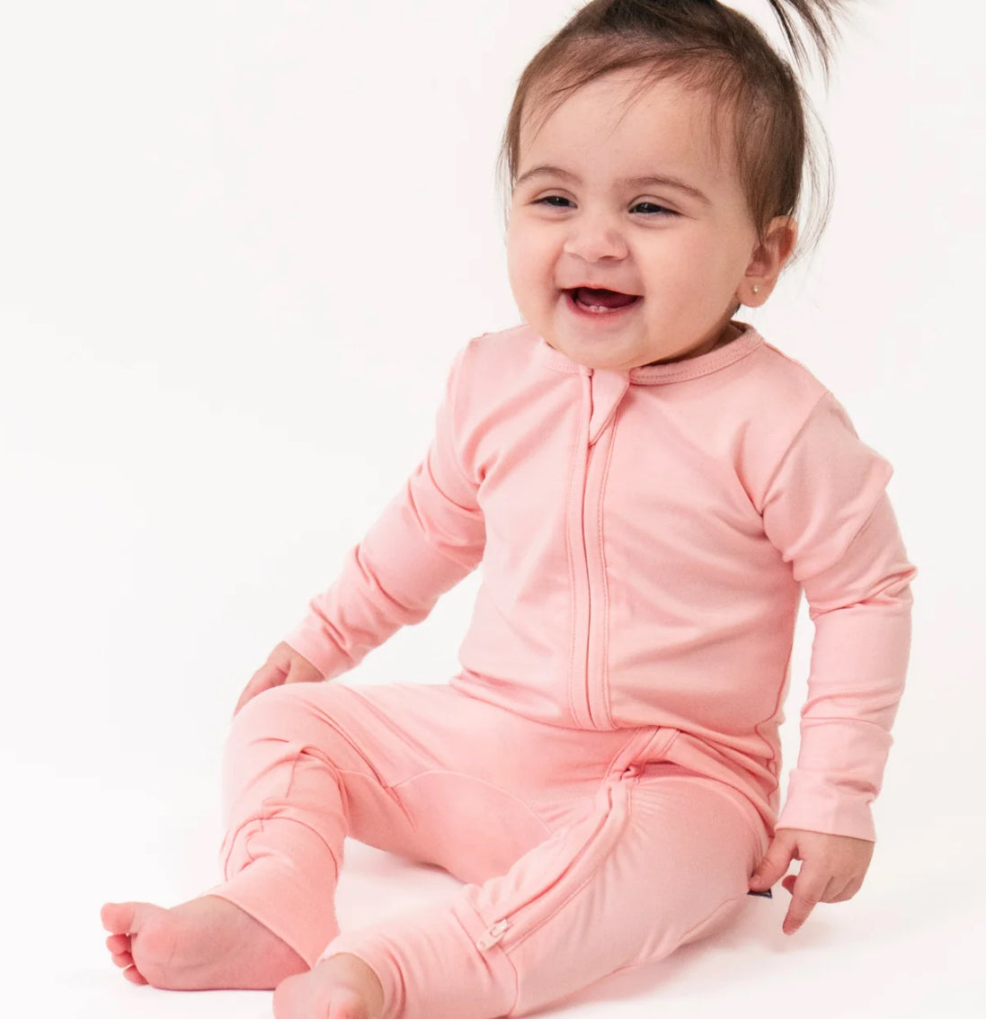 Crystal Rose Footless Sleeper with Fold-over Cuffs-Belan.J