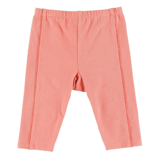 Baby Girl 3/4 Leggings Pink-Nano