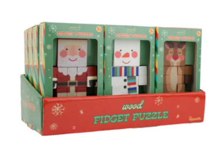 Christmas Wooden Fidget Puzzles