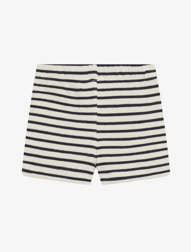 Knit Baby Striped Shorts-Minymo