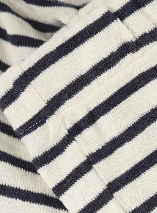 Knit Baby Striped Shorts-Minymo