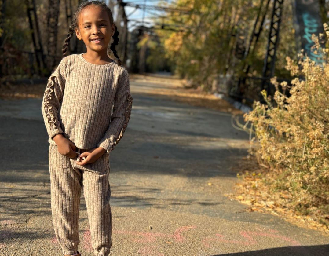 Brown Blair Jogger-Vignette Girls