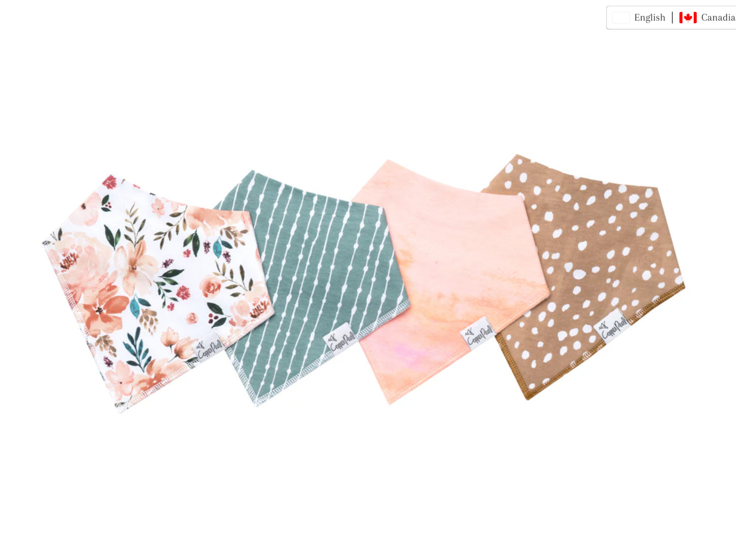 Autumn Bibs 4 Pack-Copper Pearl