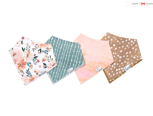 Autumn Bibs 4 Pack-Copper Pearl