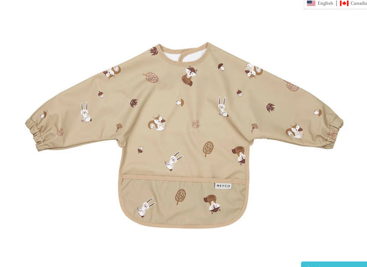 Bib with sleeves-Meyco Baby