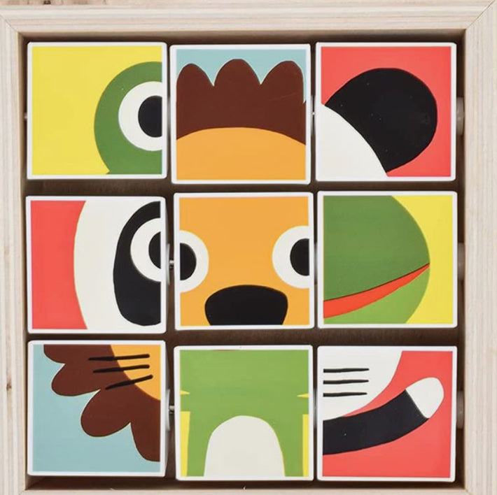 Tournanimo /Animoroll Wooden Puzzle Djeco- 2 Styles