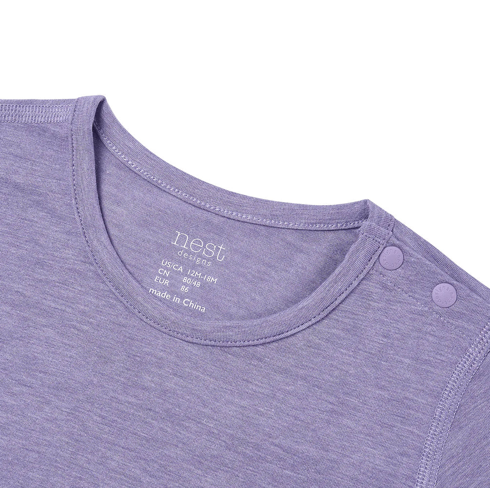 Violet Blooms Bamboo Jersey Short Sleeve T-Shirt-Nest Designs