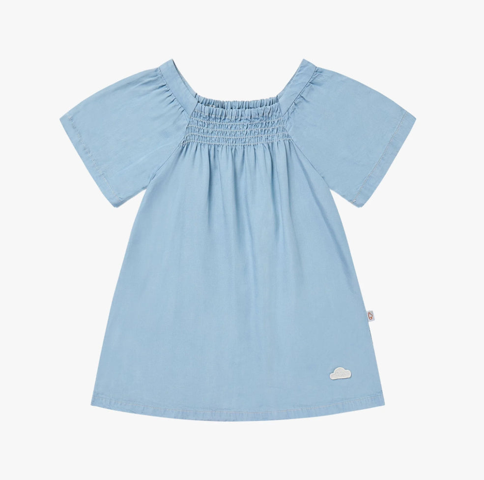 Girls Dress Chambray Denim-Petite Revery
