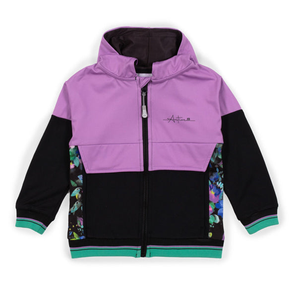 Girls Athletic Hooded Jacket-Nano