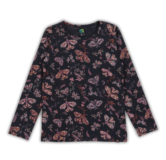 Girls Butterfly Long Sleeve T Shirt-Nano