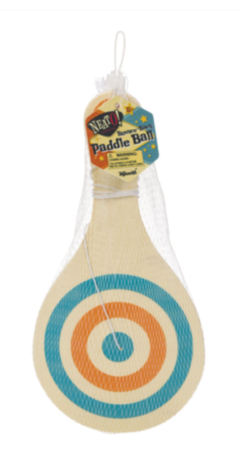 Bounce Back Ball and Paddle Set -Neato Retro