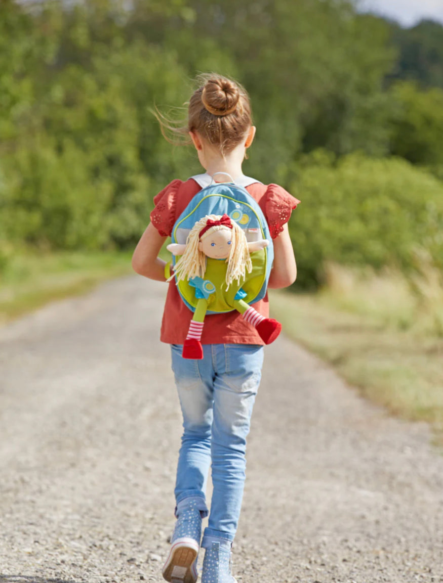 Summer Meadow Backpack To Carry 12" Soft Dolls-Haba