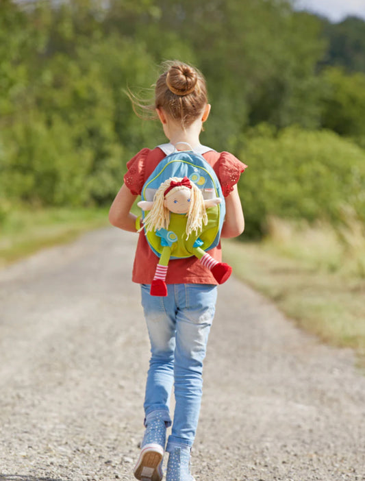 Summer Meadow Backpack To Carry 12" Soft Dolls-Haba