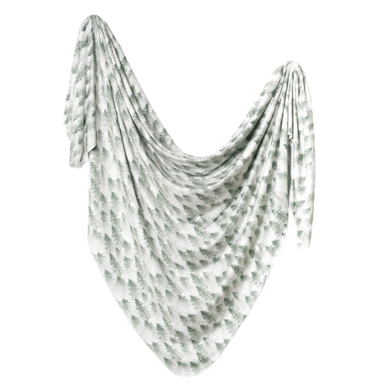 Evergreen Swaddle Blanket-Copper Pearl