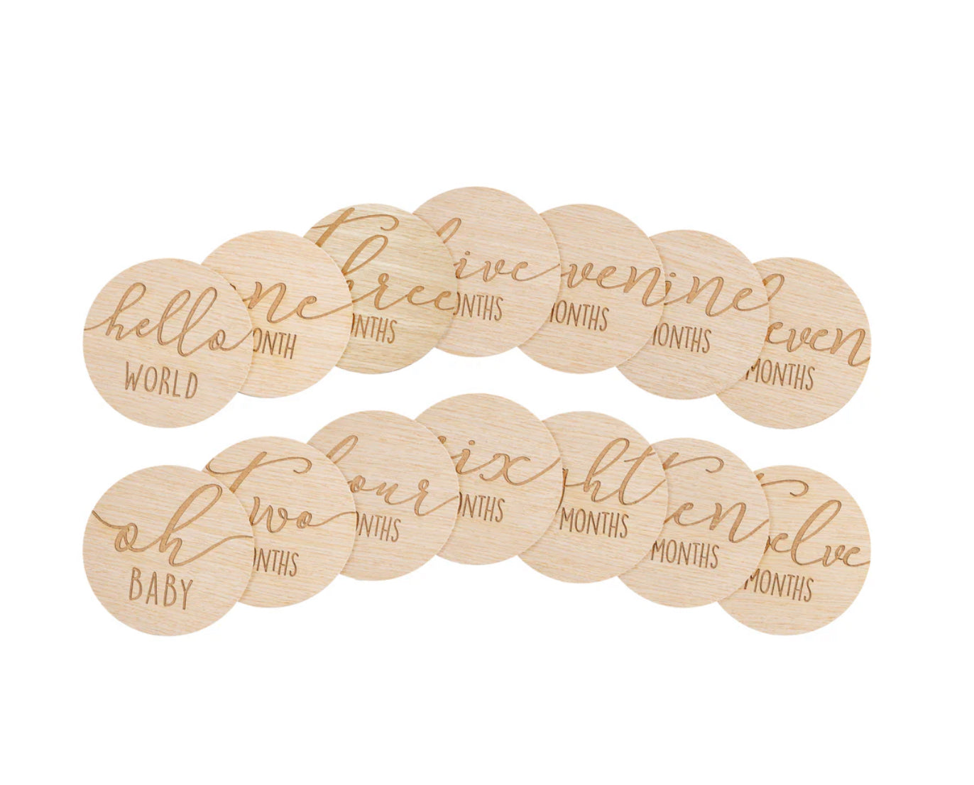 Wooden Milestone Photo Cards-Pearhead