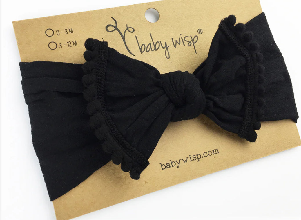 Nylon Floral Bows-Baby Wisp (11 options)