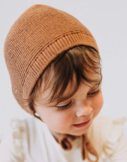 Brown Knit Hat